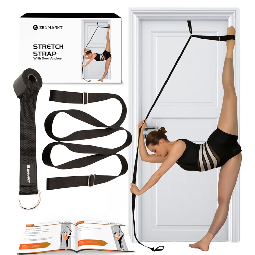 Zenmarkt Black Stretch Strap with Door Anchor